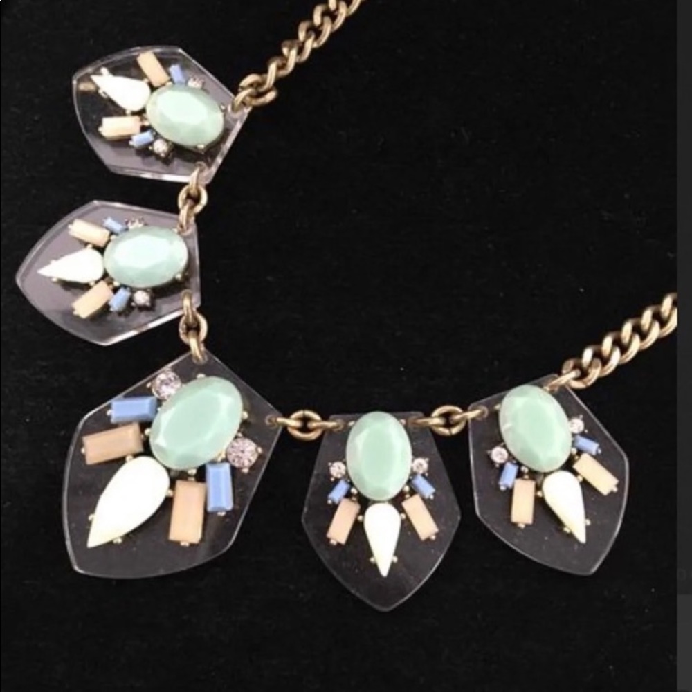J. CREW Multi Colored Statement Necklace